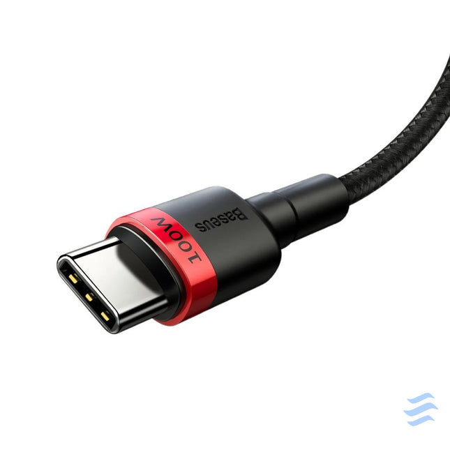 Baseus Cafule PD2.0 100W flash charging USB For Type C cable (20V 5A)2m Red + Black USB C to USB C