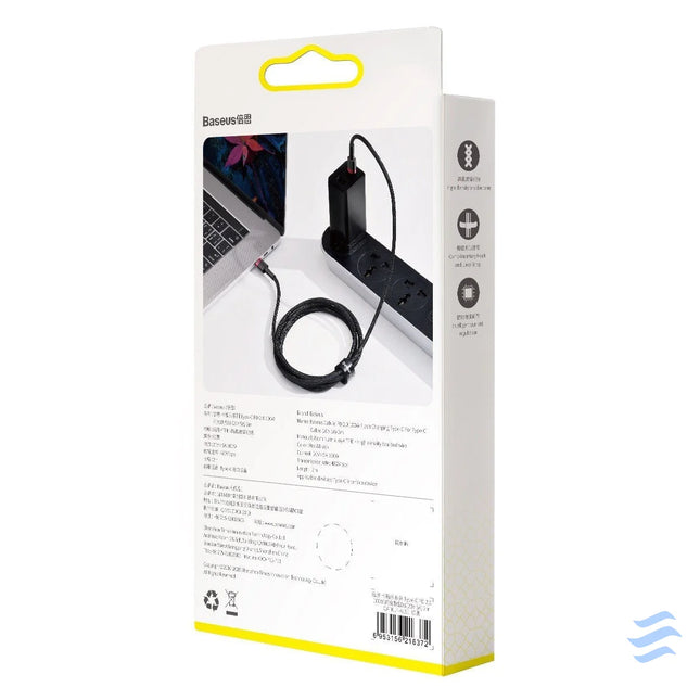 Baseus Cafule PD2.0 100W flash charging USB For Type C cable (20V 5A)2m Red + Black USB C to USB C