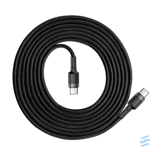 Baseus Cafule PD2.0 60W flash charging USB For Type C cable (20V 3A) 2m Gray + Black USB C to USB C