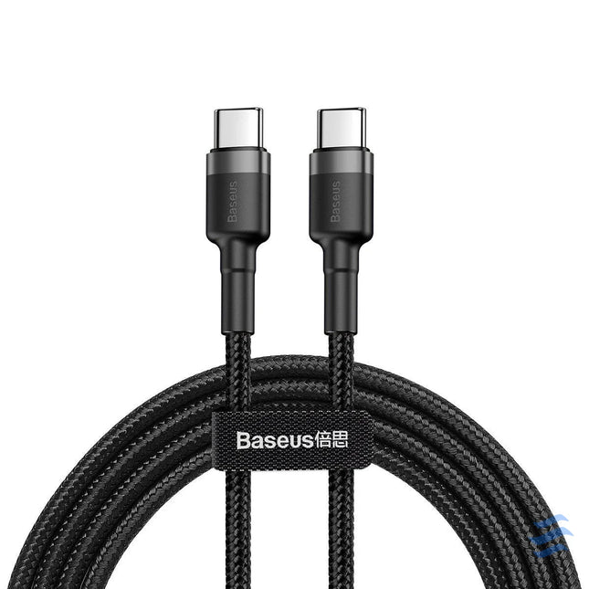 Baseus Cafule PD2.0 60W flash charging USB For Type C cable (20V 3A) 2m Gray + Black USB C to USB C