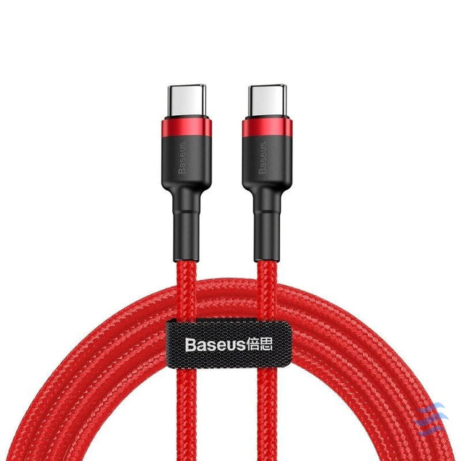 Baseus Cafule PD2.0 60W flash charging USB For Type C cable (20V 3A) 2m Red USB C to USB C