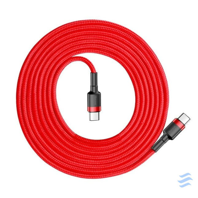 Baseus Cafule PD2.0 60W flash charging USB For Type C cable (20V 3A) 2m Red USB C to USB C