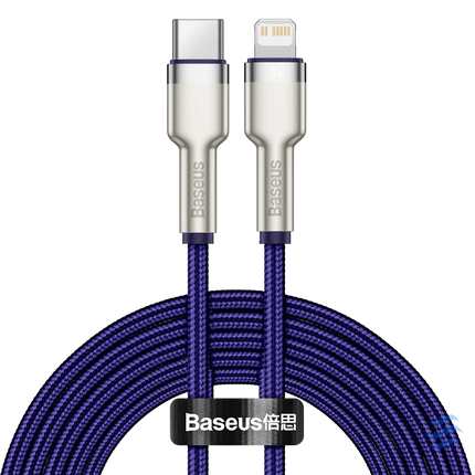 Baseus Cafule Series USB C cable for Lightning 20W 2m (purple) USB C to Lightning