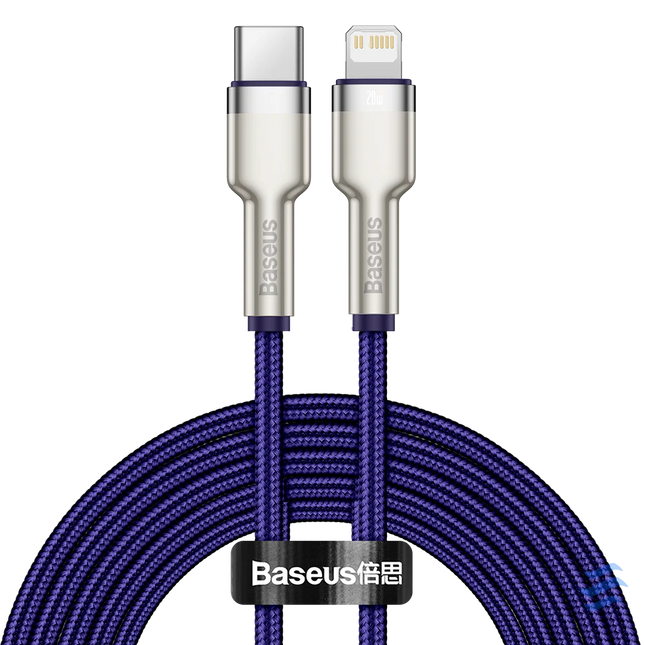 Baseus Cafule Series USB C cable for Lightning 20W 2m (purple) USB C to Lightning