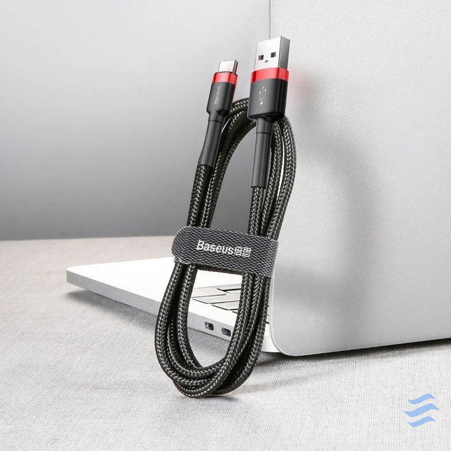 Baseus Cafule USB C cable 2A 3m (Black + Red) USB to USB C