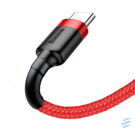 Baseus Cafule USB C cable 3A 0.5m (Red) USB to USB C