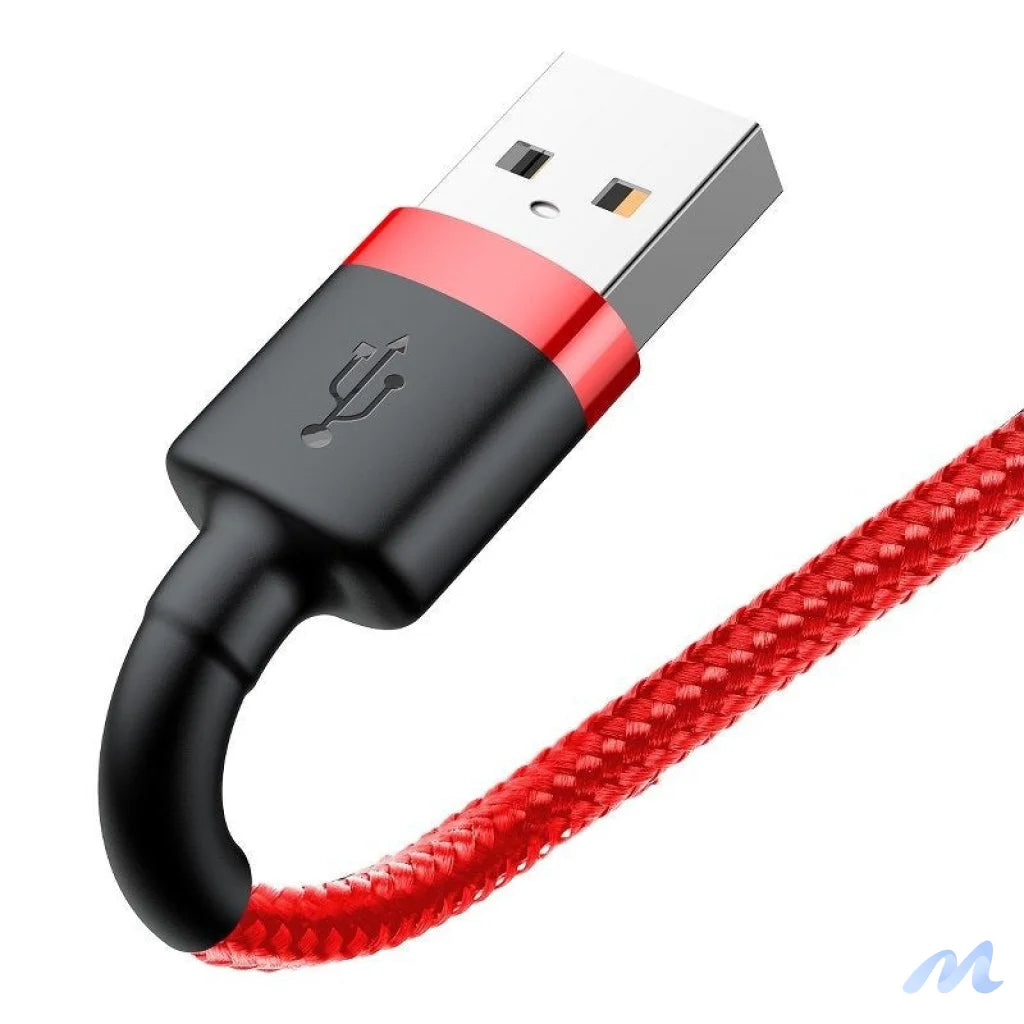 Baseus Cafule USB Lightning cable 2.4A 1m (black + red)