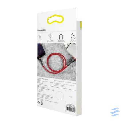 Baseus Cafule USB Lightning cable 2.4A 1m (black + red) USB to Lightning