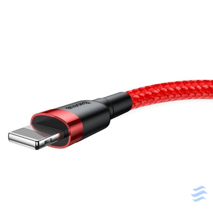Baseus Cafule USB Lightning cable 2.4A 1m (black + red) USB to Lightning