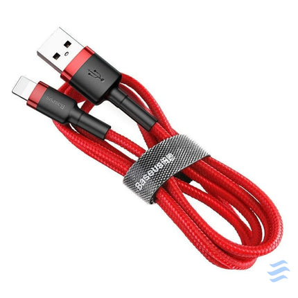Baseus Cafule USB Lightning cable 2.4A 1m (black + red) USB to Lightning
