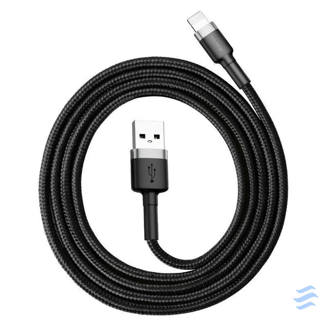 Baseus Cafule USB Lightning Cable 2,4A 1m (Gray + Black) USB to Lightning