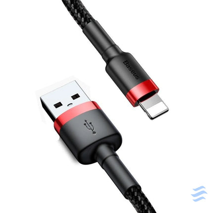 Baseus Cafule USB Lightning Cable 2.4A 1m (Red + Black) USB to Lightning