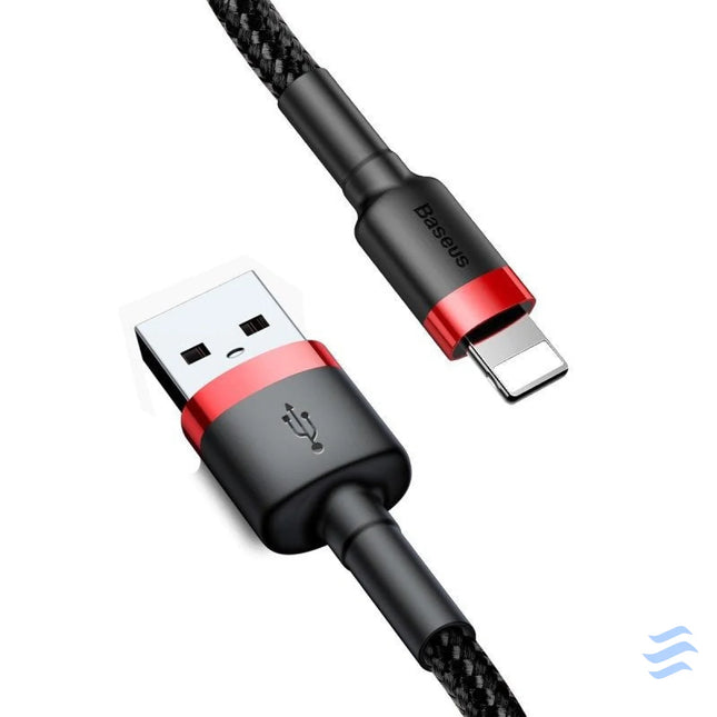Baseus Cafule USB Lightning Cable 2.4A 1m (Red + Black) USB to Lightning