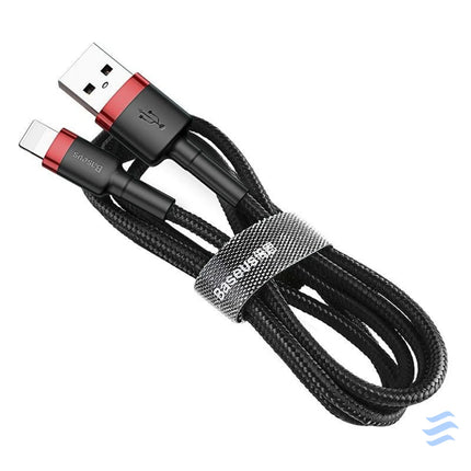 Baseus Cafule USB Lightning Cable 2.4A 1m (Red + Black) USB to Lightning