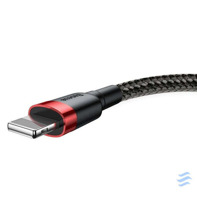 Baseus Cafule USB Lightning Cable 2.4A 1m (Red + Black) USB to Lightning
