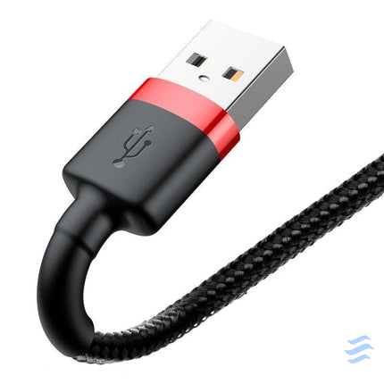 Baseus Cafule USB Lightning Cable 2.4A 1m (Red + Black) USB to Lightning