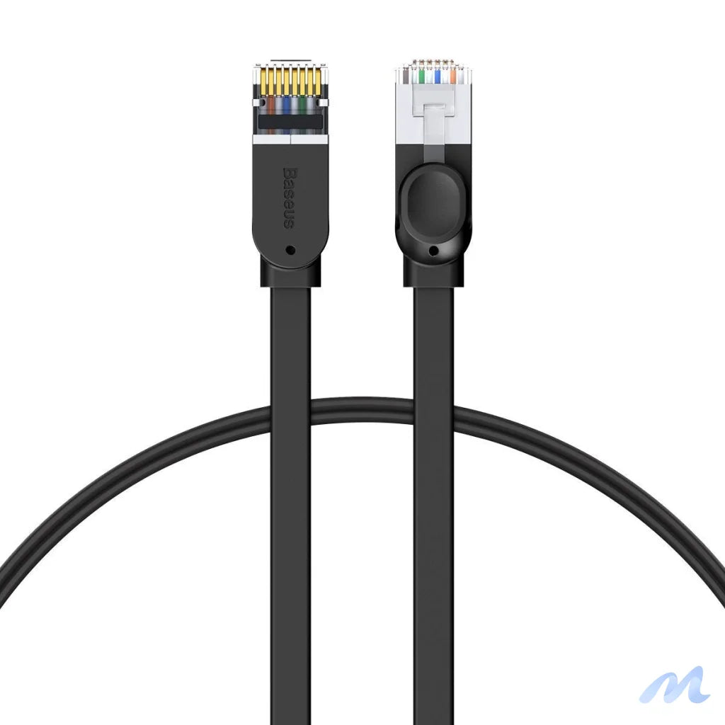Baseus Cat 6 UTP Ethernet RJ45 Cable Flat 1m black