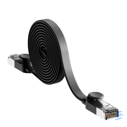 Baseus Cat 6 UTP Ethernet RJ45 Cable Flat 1m black Network cables