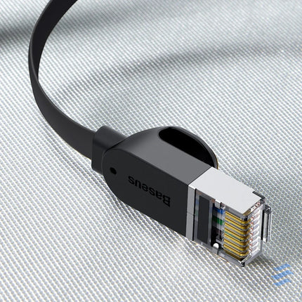 Baseus Cat 6 UTP Ethernet RJ45 Cable Flat 1m black Network cables