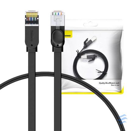 Baseus Cat 6 UTP Ethernet RJ45 Cable Flat 1m black Network cables