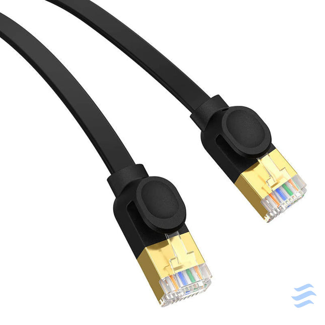 Baseus Cat 7 UTP Ethernet RJ45 Cable Flat 2 m black Network cables