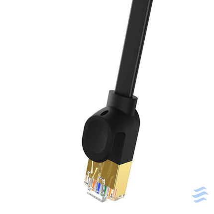 Baseus Cat 7 UTP Ethernet RJ45 Cable Flat 2 m black Network cables
