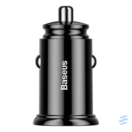Baseus Circular 2xUSB QC3.0 5A 30W car charger (black) Car chargers