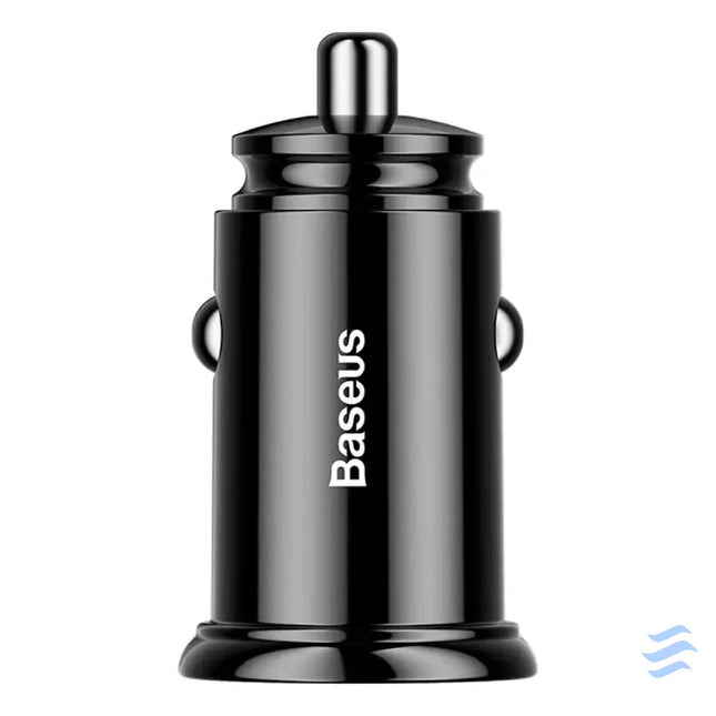 Baseus Circular 2xUSB QC3.0 5A 30W car charger (black) Car chargers