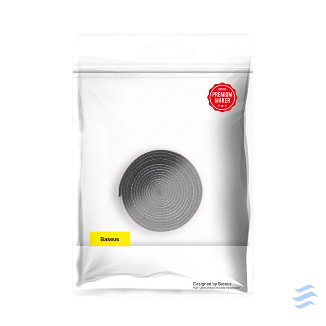 Baseus Colourful Circle Velcro Straps 1m Black Cable organizers