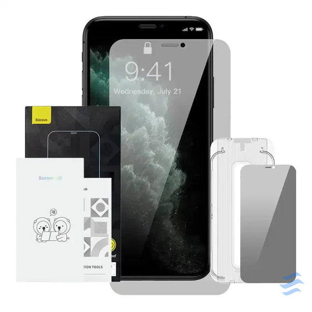 Baseus Crystal Privacy Protection Tempered Glass 0.3mm for iPhone X/XS For smartphones