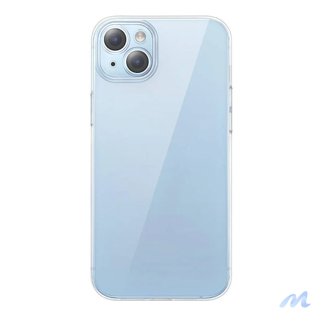 Baseus Crystal Series Case for iPhone 14 Plus + tempered glass