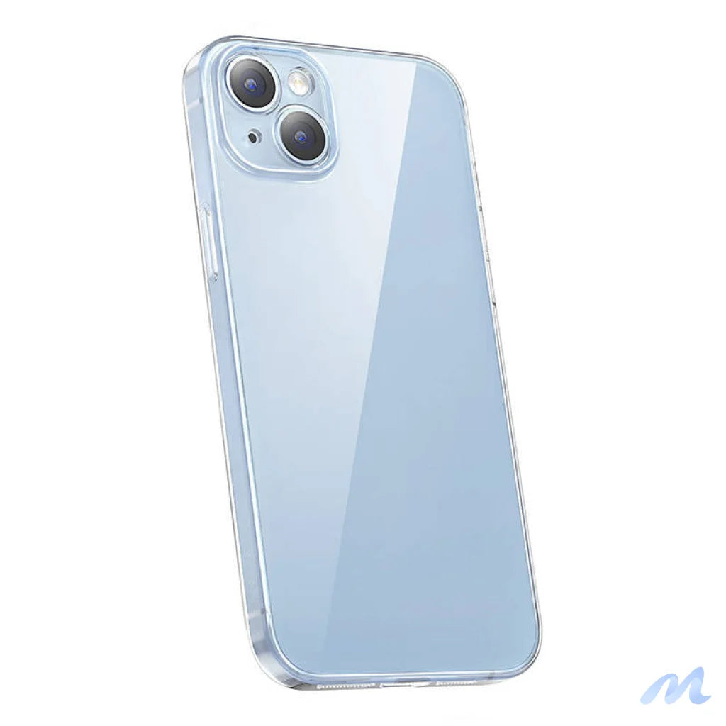 Baseus Crystal Series Case for iPhone 14 Plus + tempered glass