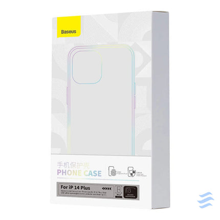 Baseus Crystal Series Case for iPhone 14 Plus + tempered glass Protective cases for smartphones