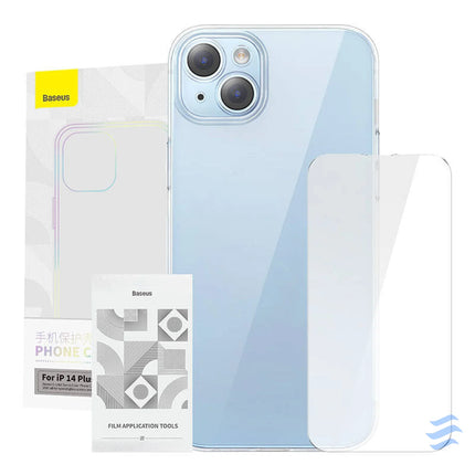 Baseus Crystal Series Case for iPhone 14 Plus + tempered glass Protective cases for smartphones
