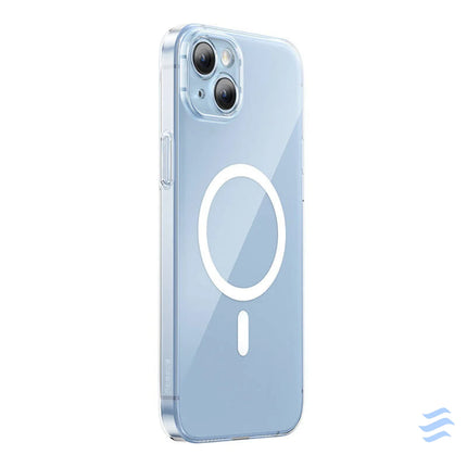 Baseus Crystal Series Magnetic Case for iPhone 14 Plus + tempered glass Protective cases for smartphones