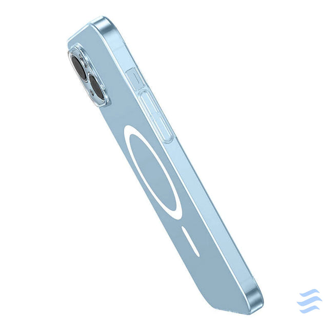 Baseus Crystal Series Magnetic Case for iPhone 14 Plus + tempered glass Protective cases for smartphones