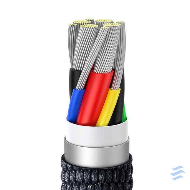 Baseus Crystal Shine cable USB C to USB C 100W 1.2m (black) USB C to USB C