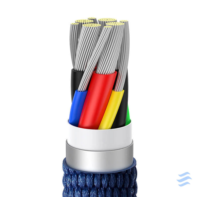 Baseus Crystal Shine cable USB C to USB C 100W 1.2m (blue) USB C to USB C