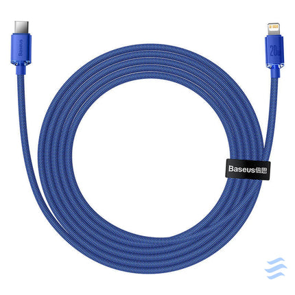 Baseus Crystal Shine cable USB C to Lightning 20W PD 2m (blue) USB C to Lightning