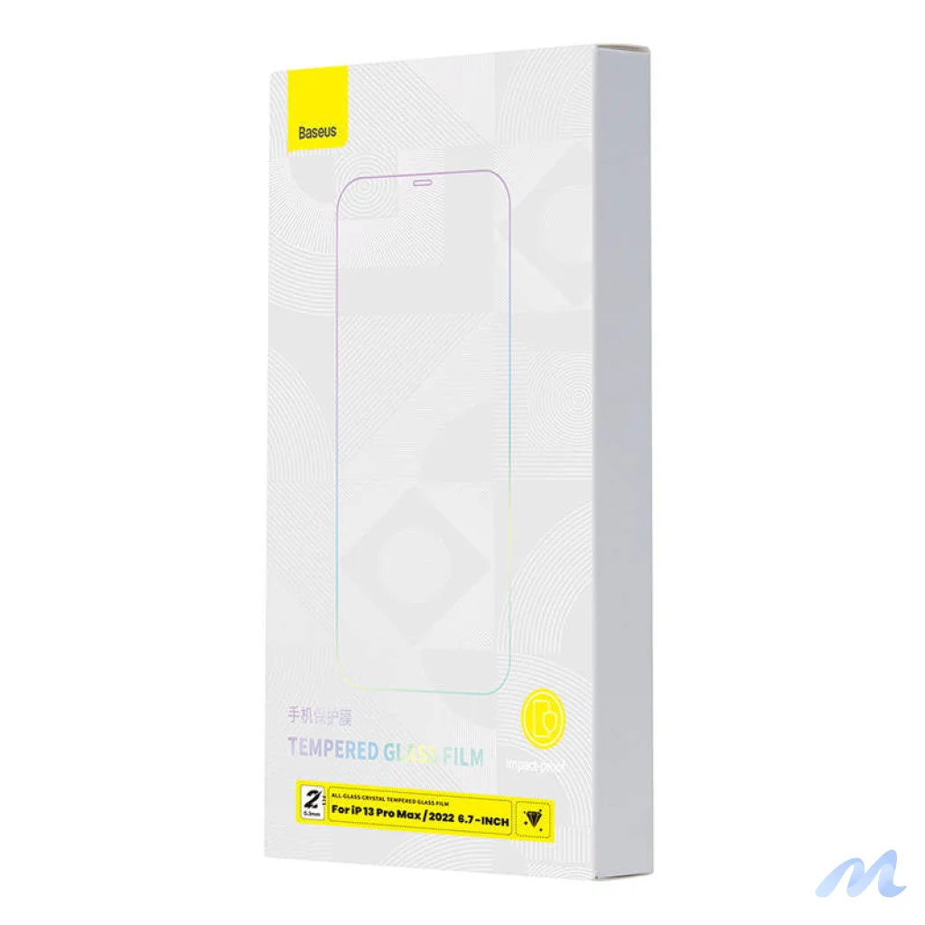 Baseus Crystal Tempered Glass 0.3mm for iPhone 14 Plus/13 Pro Max (2pcs)