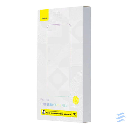 Baseus Crystal Tempered Glass 0.3mm for iPhone 14 Plus/13 Pro Max (2pcs) For smartphones