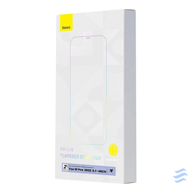 Baseus Crystal Tempered Glass 0.3mm for iPhone 14 Pro (2pcs) For smartphones