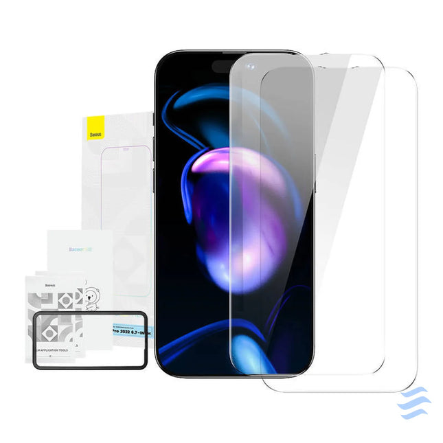 Baseus Crystal Tempered Glass 0.3mm for iPhone 14 Pro Max (2pcs) For smartphones