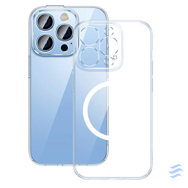 Baseus Crystal Transparent Magnetic Case and Tempered Glass set for iPhone 14 Pro Max For smartphones