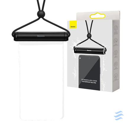 Baseus Cylinder Slide cover waterproof smartphone bag (black) Waterproof cases