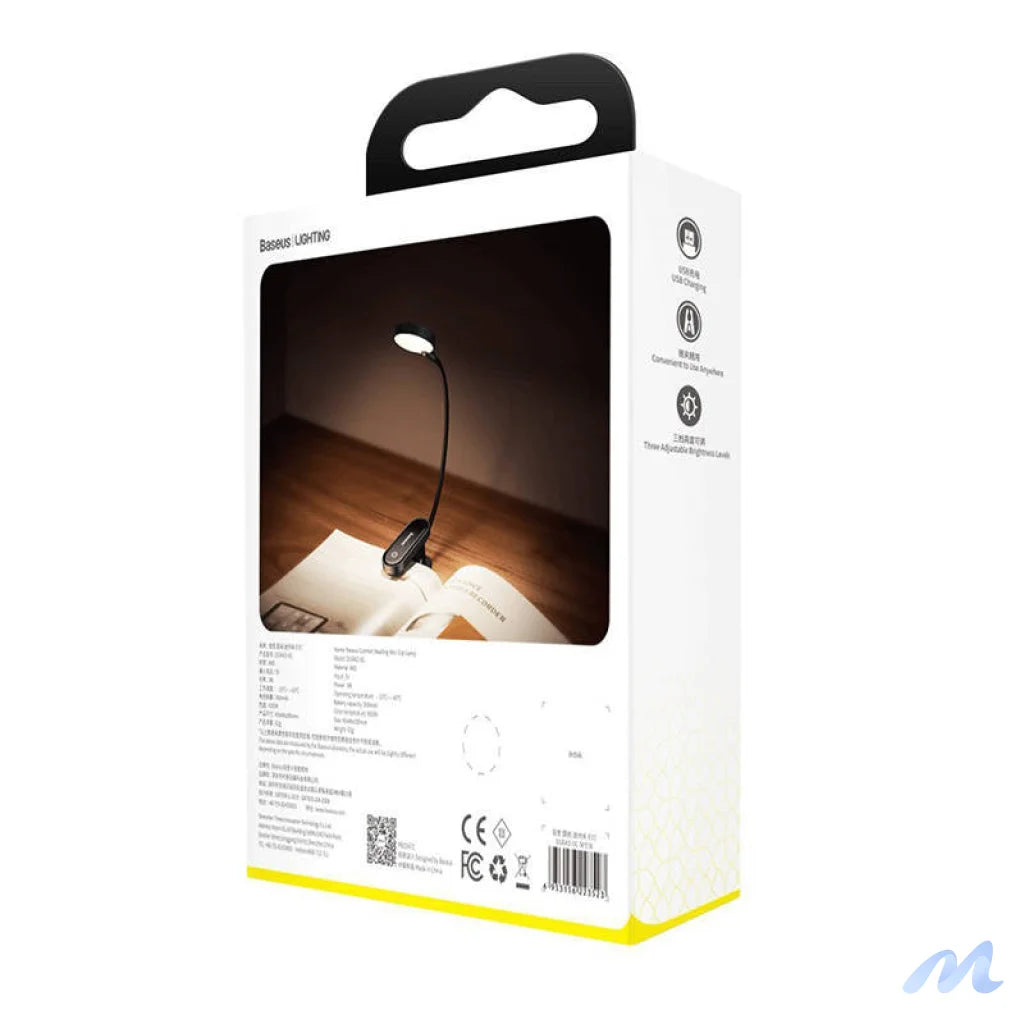 Baseus (DGRAD-0G) Comfort Reading Mini Clip Lamp (dark gray)