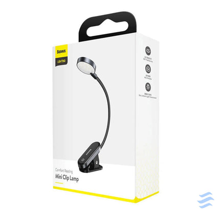 Baseus (DGRAD 0G) Comfort Reading Mini Clip Lamp (dark gray) Lighting