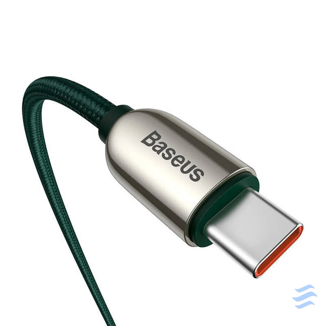 Baseus Display Cable USB C to USB C 100W 1m (green) USB C to USB C