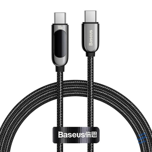 Baseus Display Cable USB C to Type C 100W 1m (black) USB C to USB C
