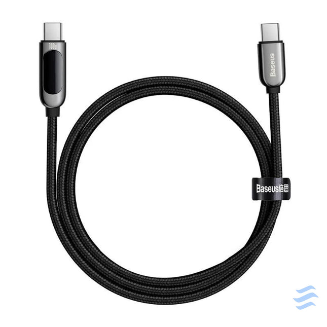 Baseus Display Cable USB C to Type C 100W 1m (black) USB C to USB C